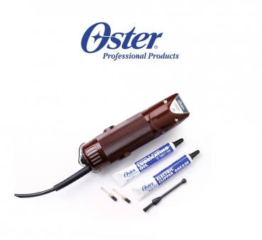 Oster Profi Schermaschine Golden A5 2 Speed, mit 1,5mm Schneidsatz + 8 Metallaufsteckkämme. 64900