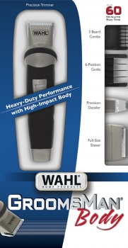 Body Trimmer Wahl Groomsman, Akku 9953-1016 drei Scherköpfe